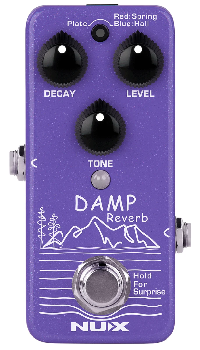 PEDALE REVERB NUMERIQUE 3 MODES SHIMMER/FREEZE NUX DAMP-REVERB