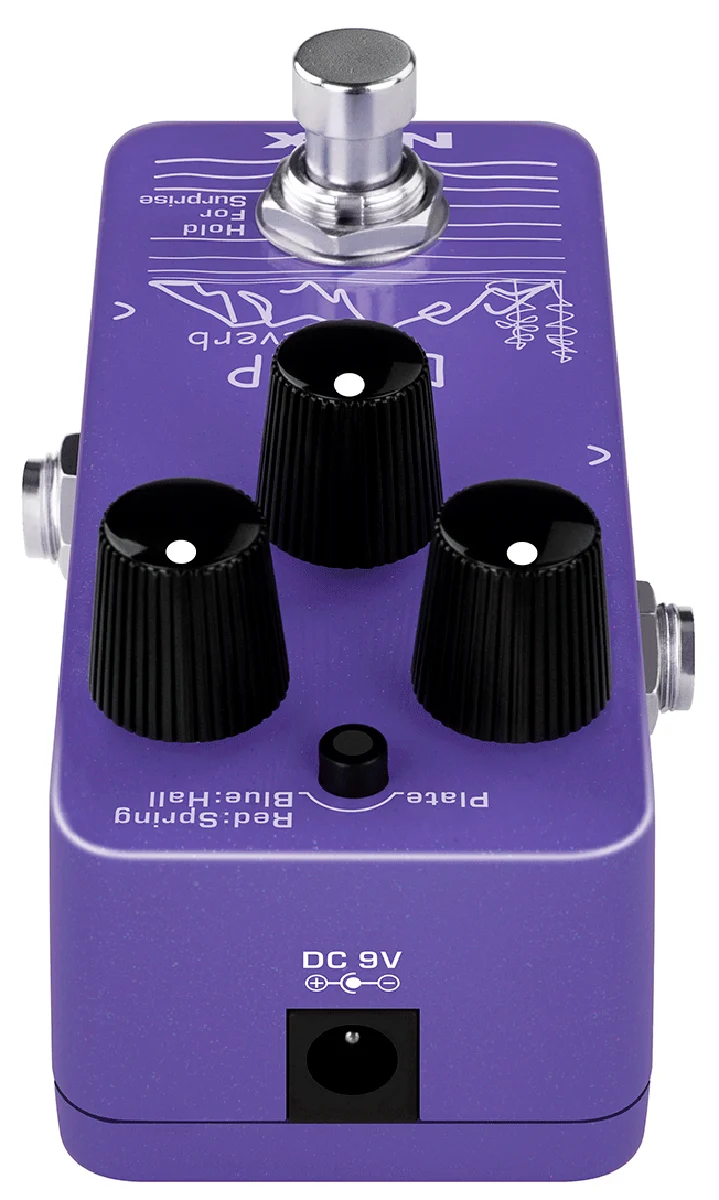 PEDALE REVERB NUMERIQUE 3 MODES SHIMMER/FREEZE NUX DAMP-REVERB