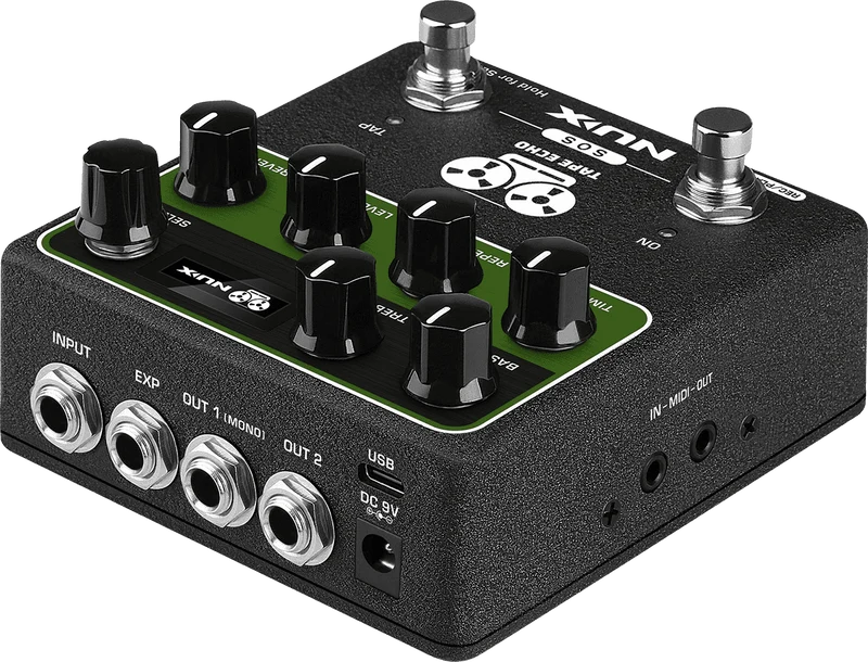 PEDALE DE DELAY ET REVERB NUMERIQUE NUX TAPE-ECHO