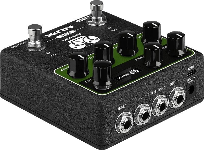 PEDALE DE DELAY ET REVERB NUMERIQUE NUX TAPE-ECHO