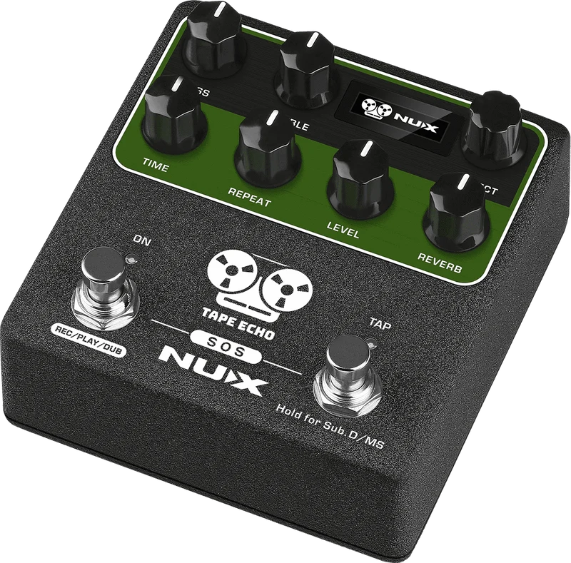 PEDALE DE DELAY ET REVERB NUMERIQUE NUX TAPE-ECHO