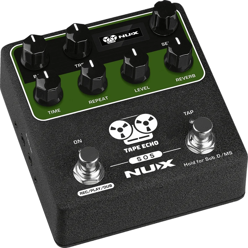 PEDALE DE DELAY ET REVERB NUMERIQUE NUX TAPE-ECHO