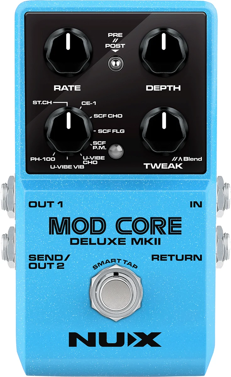 PEDALE MODULATION NUMERIQUE - 8 MODES NUX MOD CORE DLX MK2