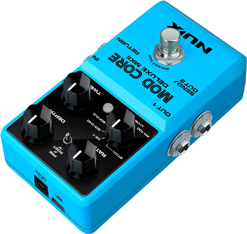PEDALE MODULATION NUMERIQUE - 8 MODES NUX MOD CORE DLX MK2