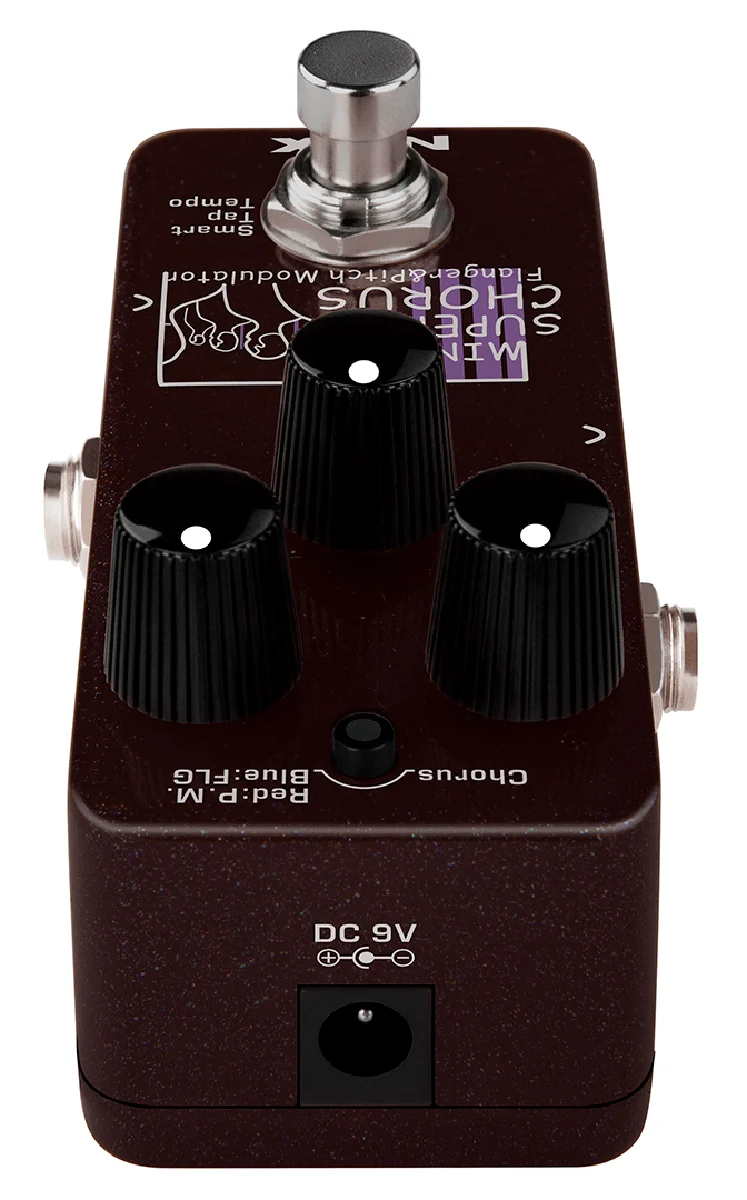 PEDALE CHORUS FLANGER NUMERIQUE - TAPE TEMPO NUX MINI SUPER CHORUS