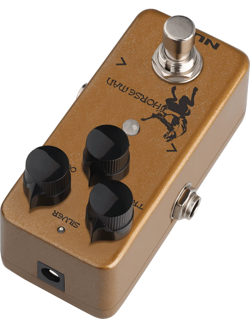 PEDALE OVERDRIVE NOD-1 type K GOLD/SILVER NUX HORSEMAN-OD