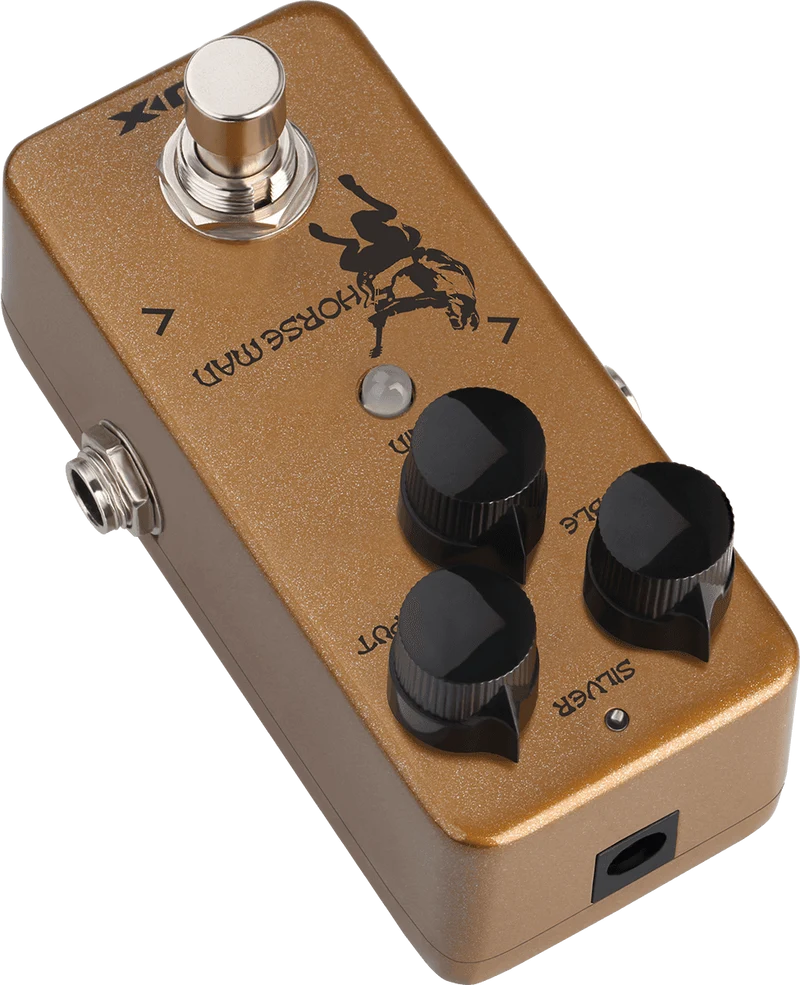 PEDALE OVERDRIVE NOD-1 type K GOLD/SILVER NUX HORSEMAN-OD