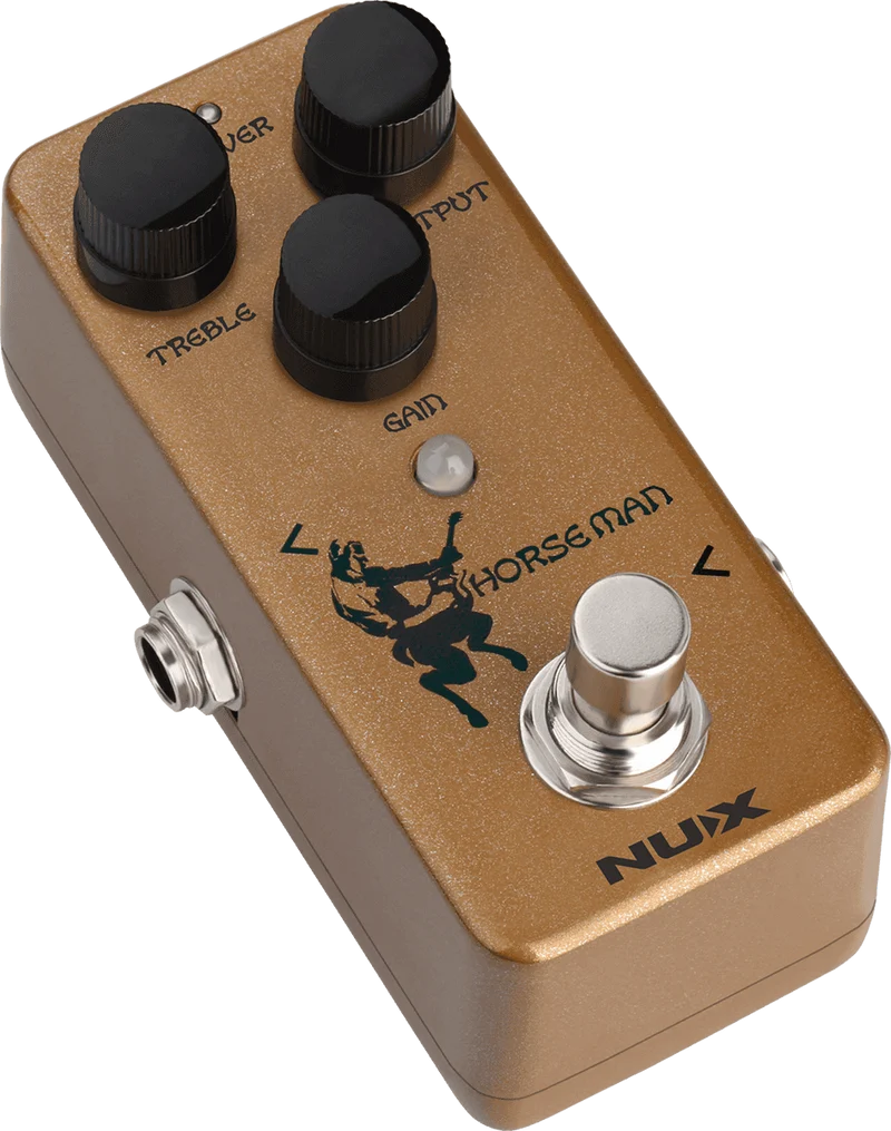 PEDALE OVERDRIVE NOD-1 type K GOLD/SILVER NUX HORSEMAN-OD
