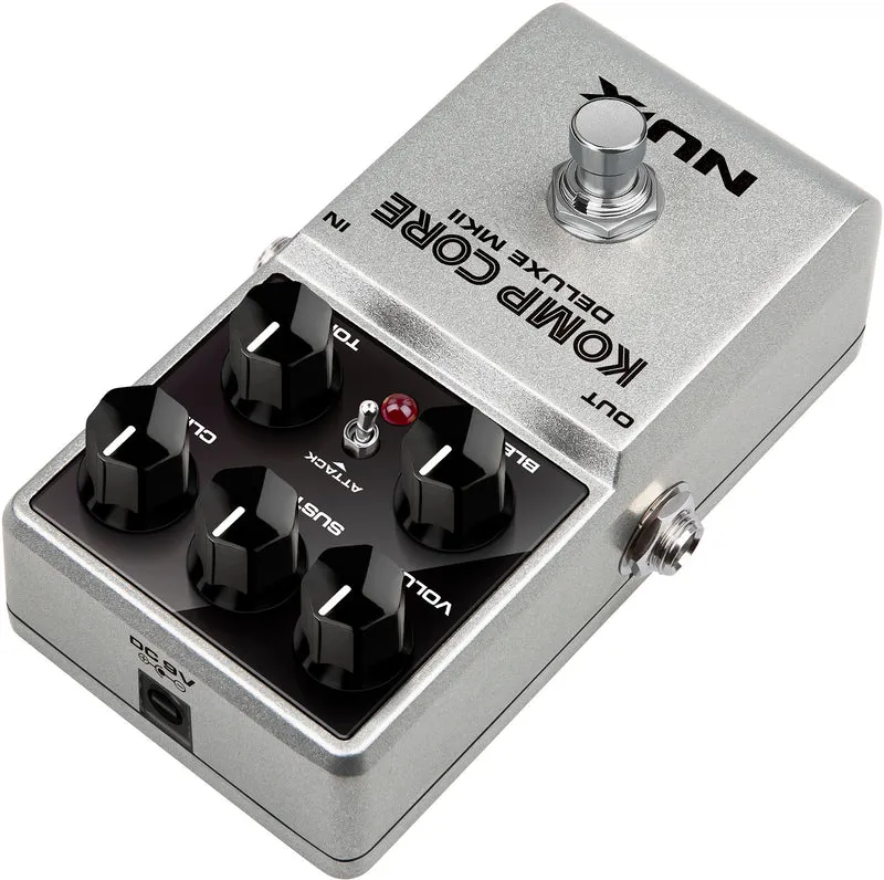 PEDALE COMPRESSEUR ANALOGIQUE POUR GUITARE ET BASSE NUX KOMPCORE DLX MKII