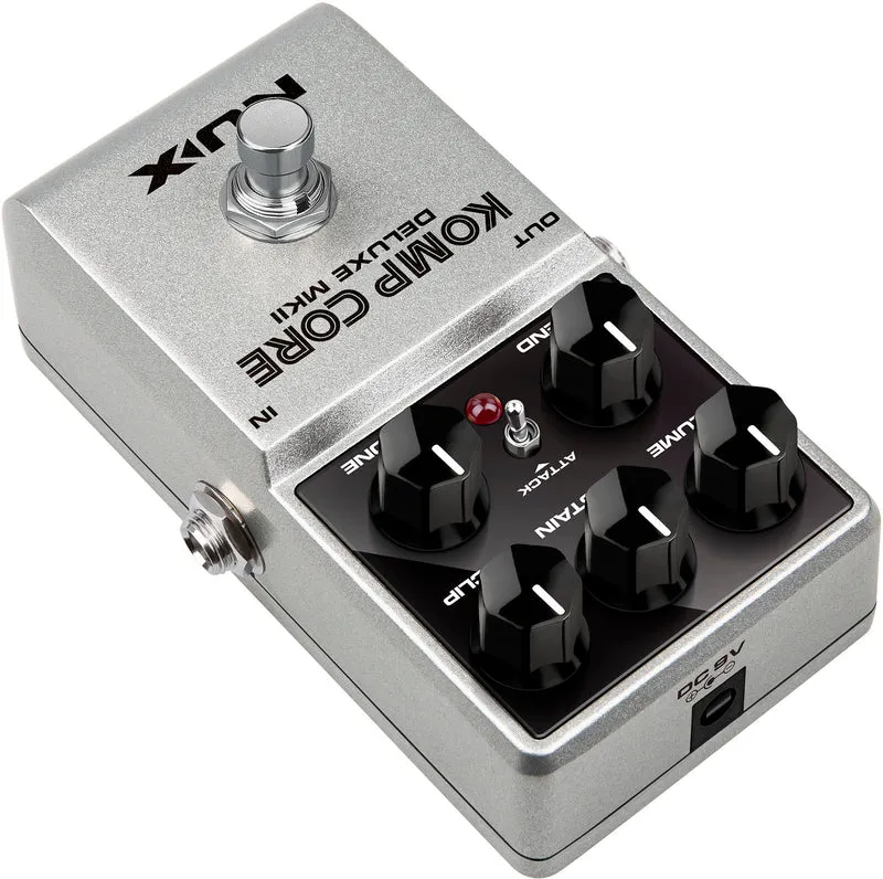 PEDALE COMPRESSEUR ANALOGIQUE POUR GUITARE ET BASSE NUX KOMPCORE DLX MKII