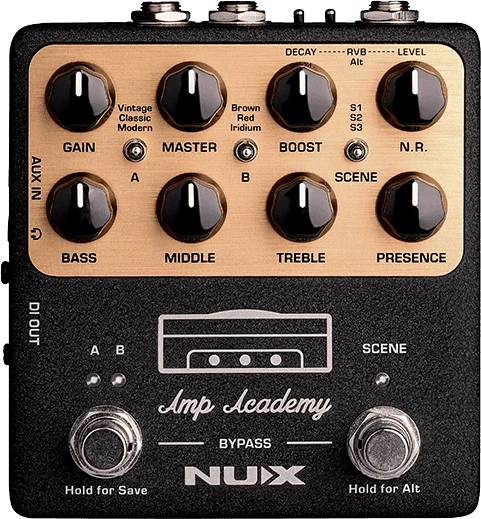 PEDALE Simulateur d'ampli de puissance et d'IR NUX AMPACADEMY