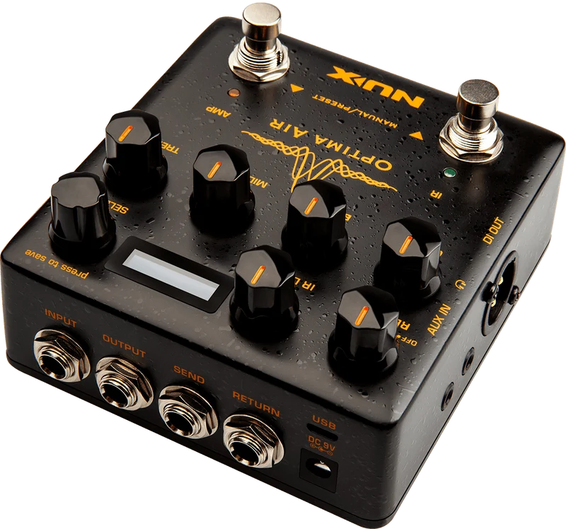 PEDALE PREAMPLI SIMULATEUR GUITARE ACOUSTIQUE NUX OPTIMA-AIR
