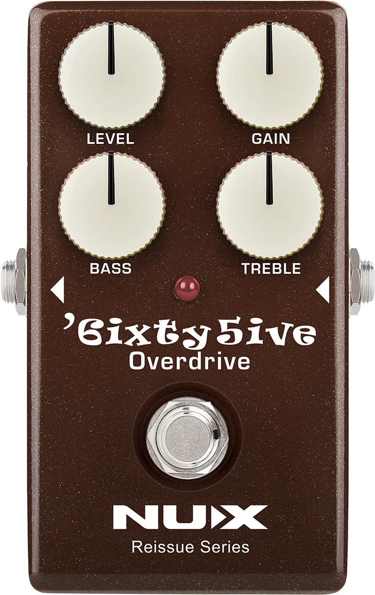 PEDALE OVERDRIVE ANALOGIQUE TYPE BLACKFACE DRIVE NUX SIXTYFIVE-OD