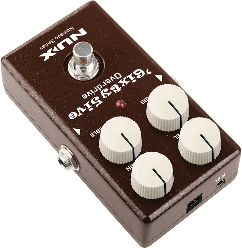 PEDALE OVERDRIVE ANALOGIQUE TYPE BLACKFACE DRIVE NUX SIXTYFIVE-OD