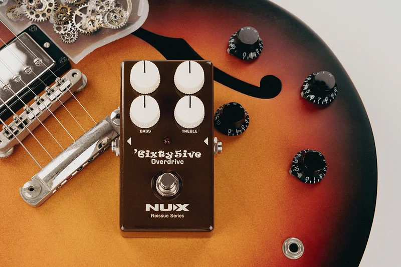 PEDALE OVERDRIVE ANALOGIQUE TYPE BLACKFACE DRIVE NUX SIXTYFIVE-OD