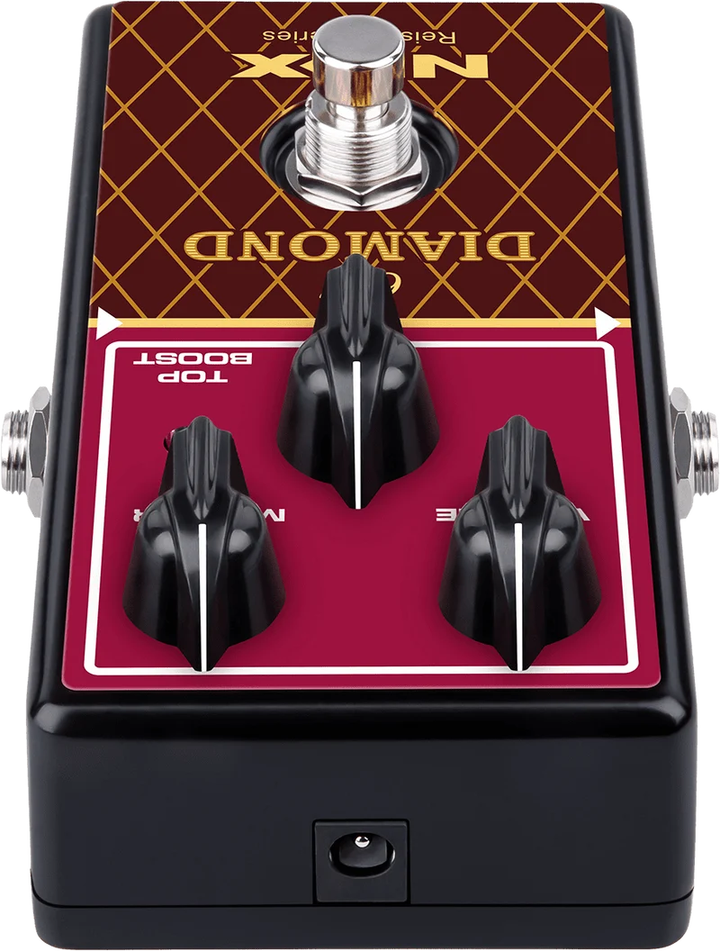 PEDALE OVERDRIVE ANALOGIQUE type British AC-30 NUX DIAMOND-63OD