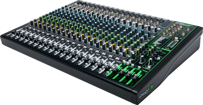 TABLE DE MIXAGE USB 22 CANAUX + EFFETS MACKIE PROFX22V3