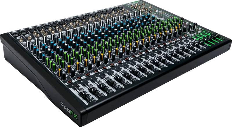 TABLE DE MIXAGE USB 22 CANAUX + EFFETS MACKIE PROFX22V3