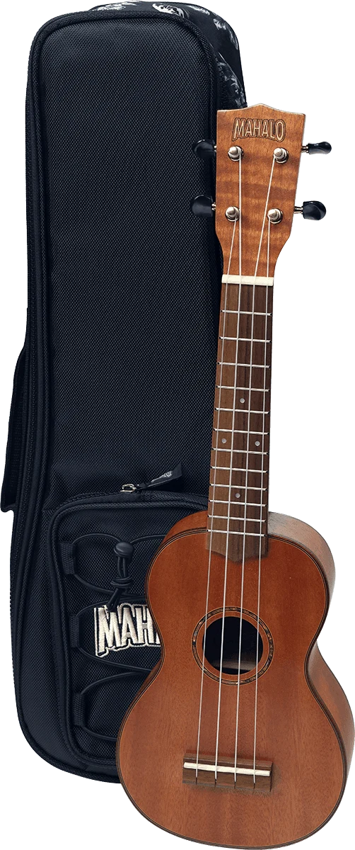 UKULELE SOPRANO CUSTOM + HOUSSE MAHALO U-LTD2-G