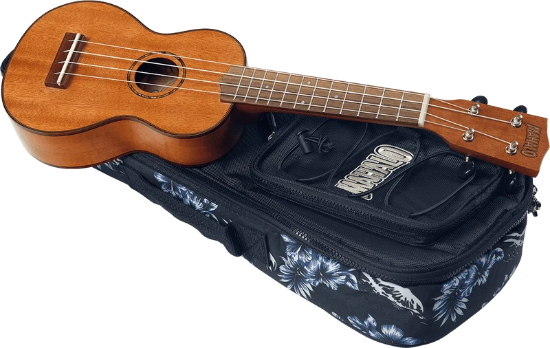 UKULELE SOPRANO CUSTOM + HOUSSE MAHALO U-LTD2-G