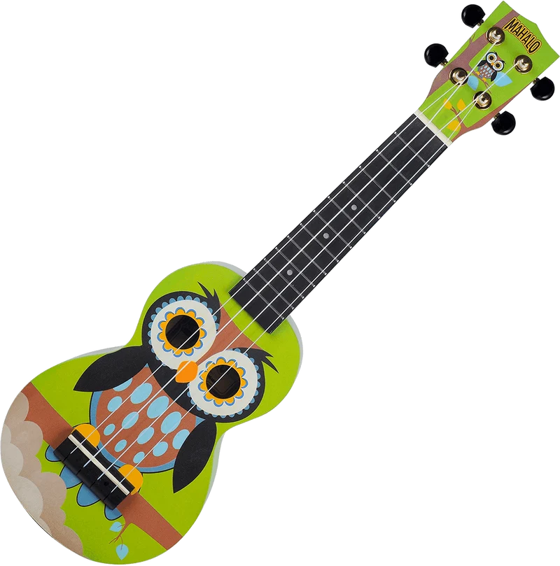 UKULELE SOPRANO HIBOU + HOUSSE MAHALO MA1WL