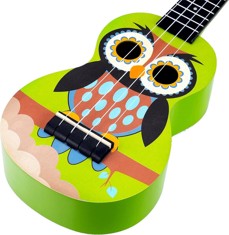 UKULELE SOPRANO HIBOU + HOUSSE MAHALO MA1WL