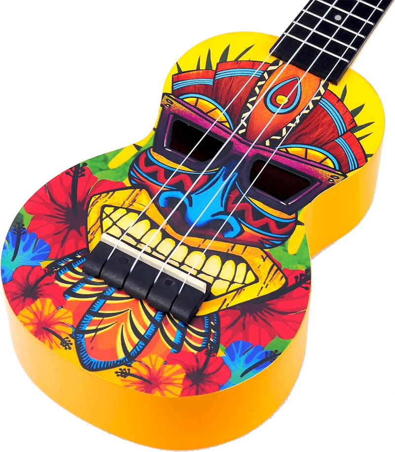 UKULELE SOPRANO TIKI + HOUSSE MAHALO MA1TK