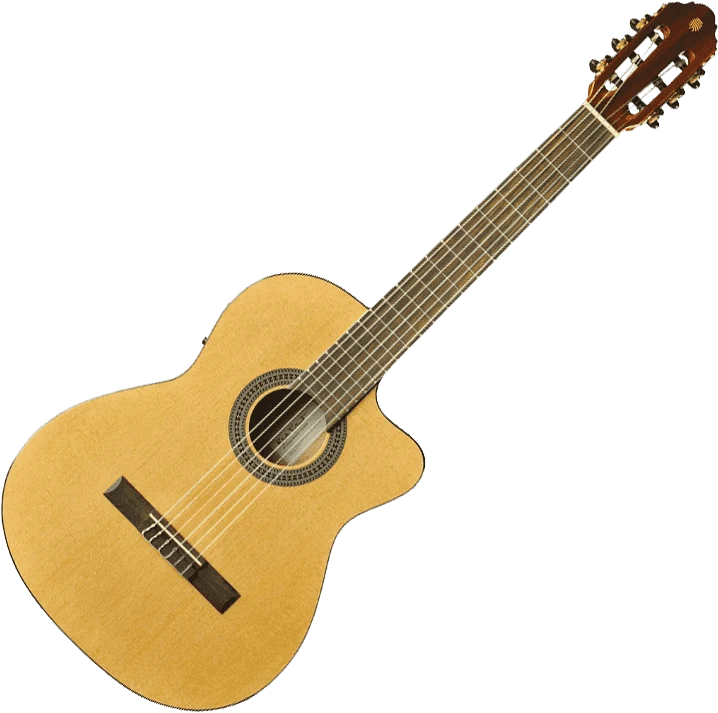 GUITARE ELECTRO ACOUSTIQUE CLASSIQUE 4/4 EKO VIBRA150CW TABLE EN CEDRE