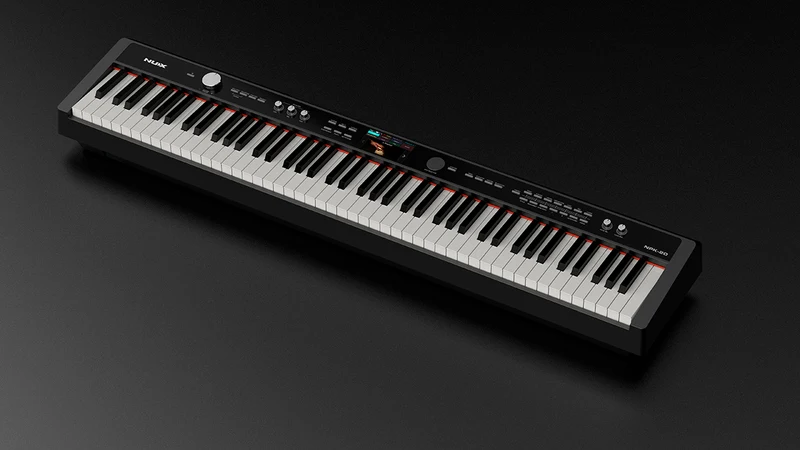 PIANO NUMERIQUE 88 NOTES TOUCHER LOURD - ARRANGEUR NUX NPK-20 NOIR