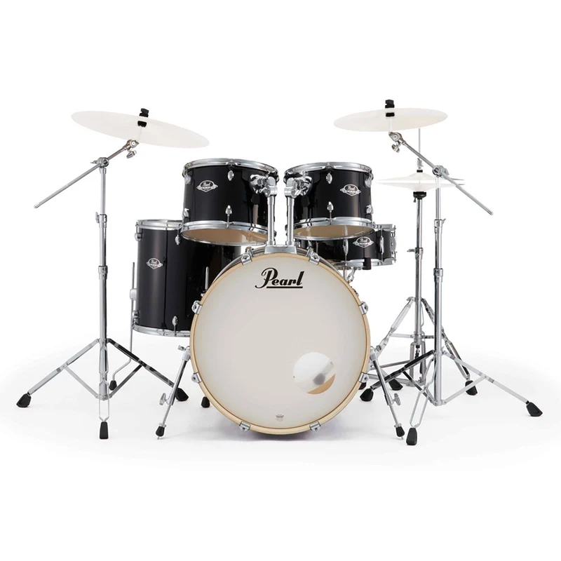 Pearl Export Fusion 5-PC Drumkit w/Hardware 22/10/12/14/14s (Jet Black)