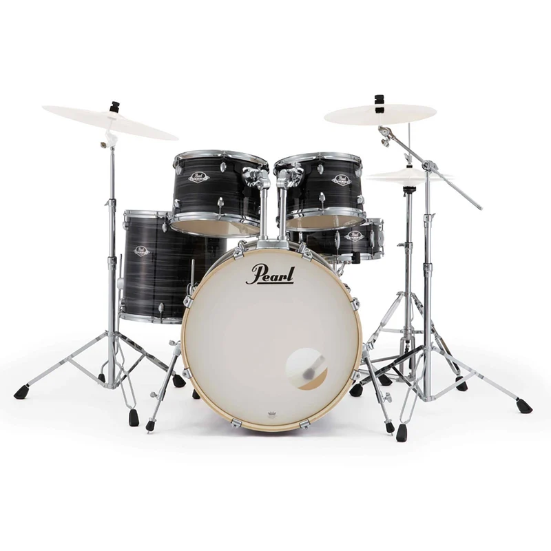 Pearl Export Fusion Plus 5-PC Drumkit w/HW 22/10/12/16/14s (Graphite Silver Twist)