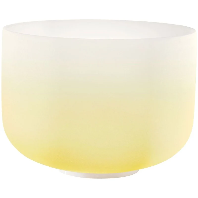 Meinl Sonic Energy Crystal Singing Bowl 12" (Yellow) Note E4 Navel Chakra