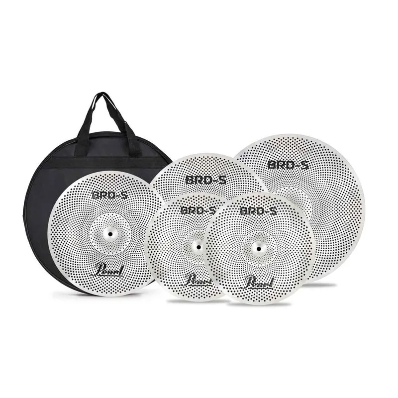 Pearl PCBRD-S Low Volume Practice Cymbal Pack 14/16/18/20"
