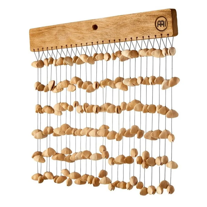 Meinl Sonic Energy Kenari Seed Nutshell Chimes w/ Mahogany Wood Bracket