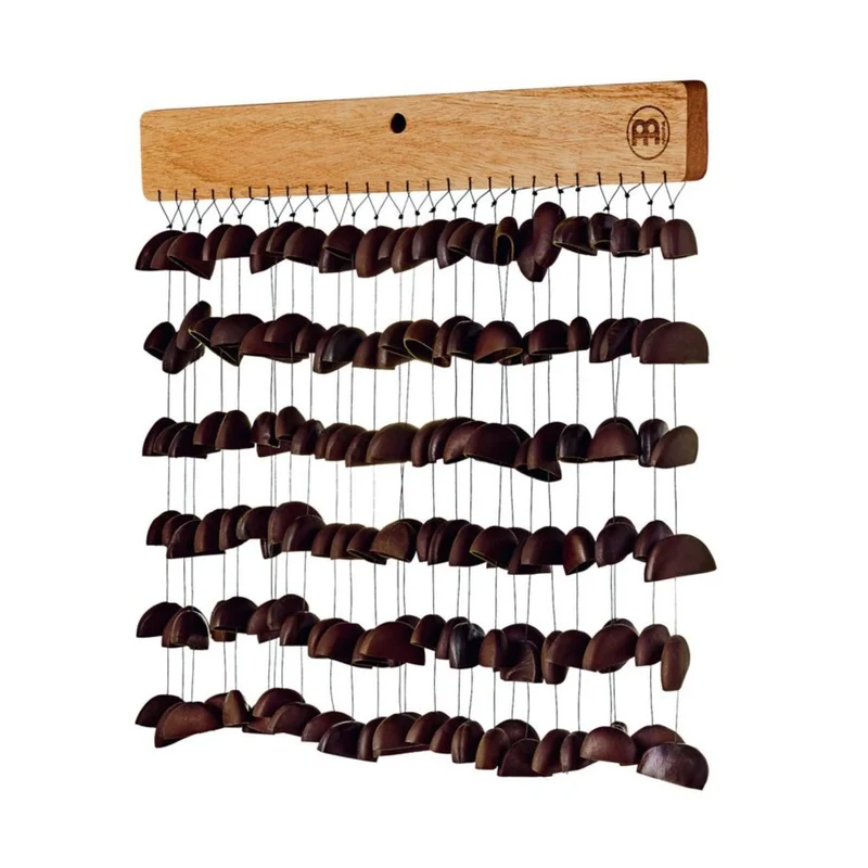 Meinl Sonic Energy Bendo Seed Nutshells Chimes w/ Mahogany Wood Bracket