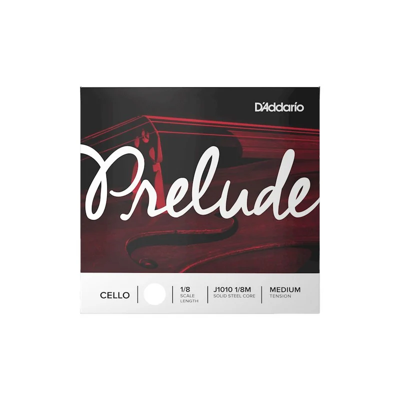 D'Addario Prelude Cello Single D String 1/8 Scale (Medium Tension)