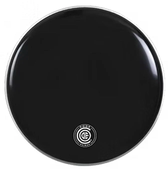 Code 20" Enigma Black Bass Drum Head (Black)