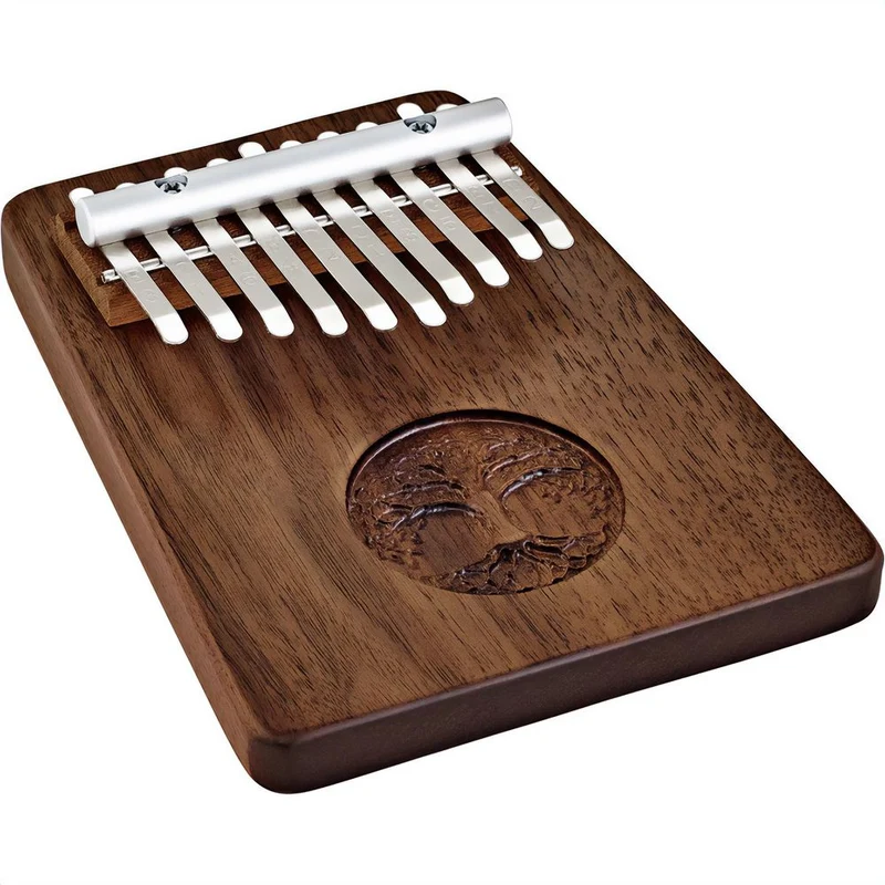 Meinl Sonic Energy Solid Kalimba 10 Notes (Black Walnut) Tree Of Life