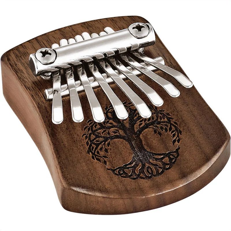 Meinl Sonic Energy Mini Kalimba 8 Notes (Black Walnut) Tree of Life