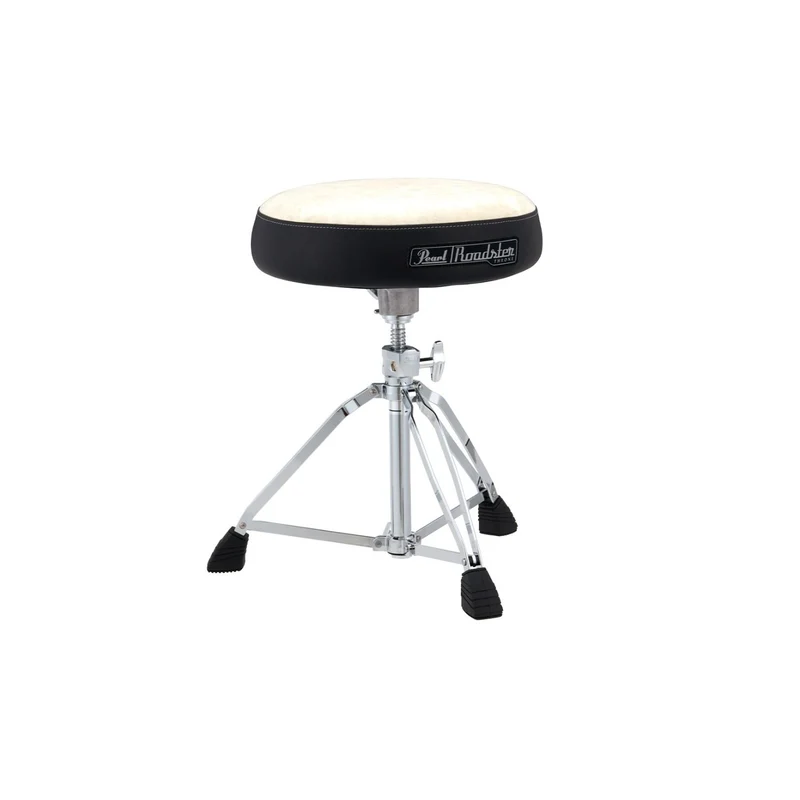 Pearl D1500W Roadster 15" Vented Drum Throne with White Cushion Top