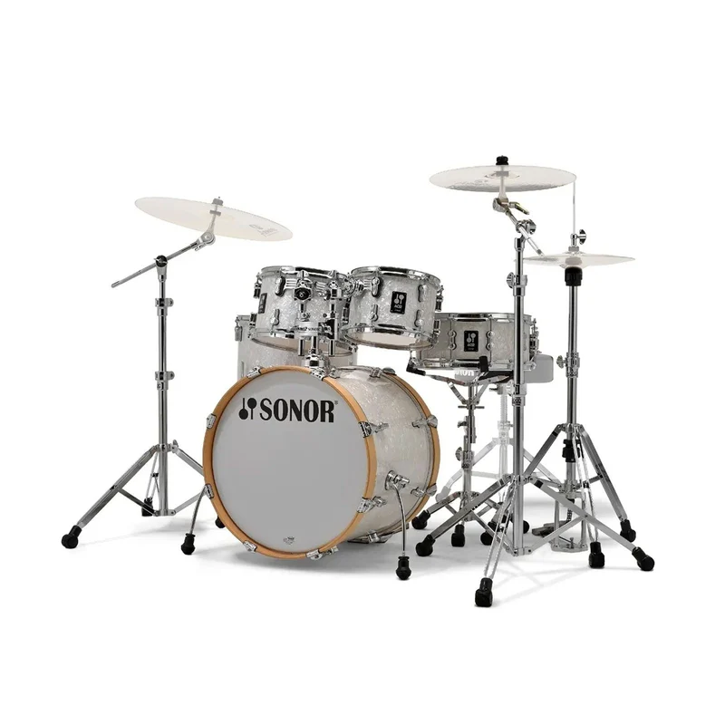Sonor AQ2 Studio 5 Piece 20" Maple Drum Shell Pack (White Marine Pearl)