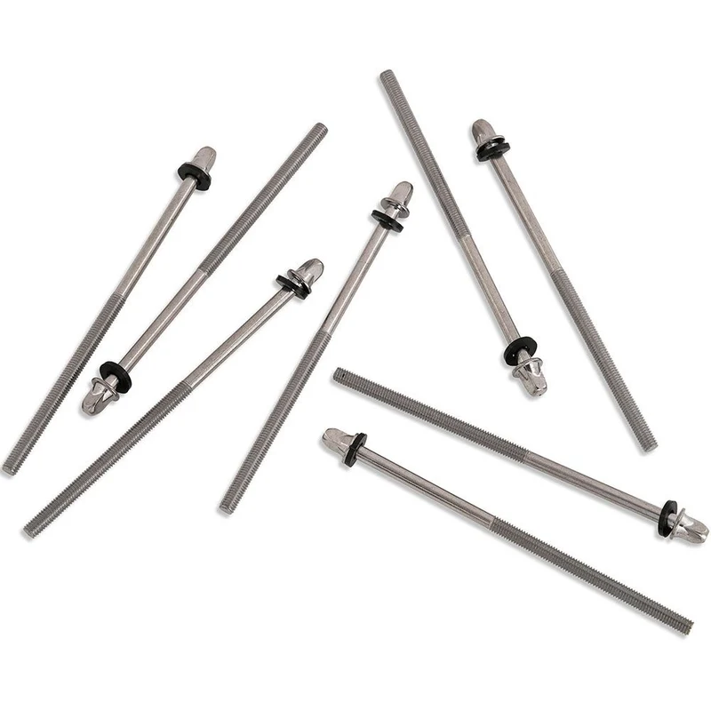 PDP PDAXTRTP11008 Tru-Pitch Tension Rods - 110mm/ 4 3/8" Length - 8 Pack