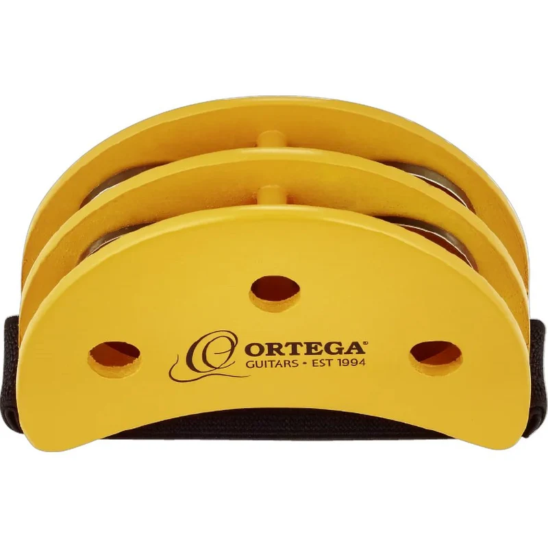 Ortega Foot Percussion Guitarist Foot Tambourine (Orange)