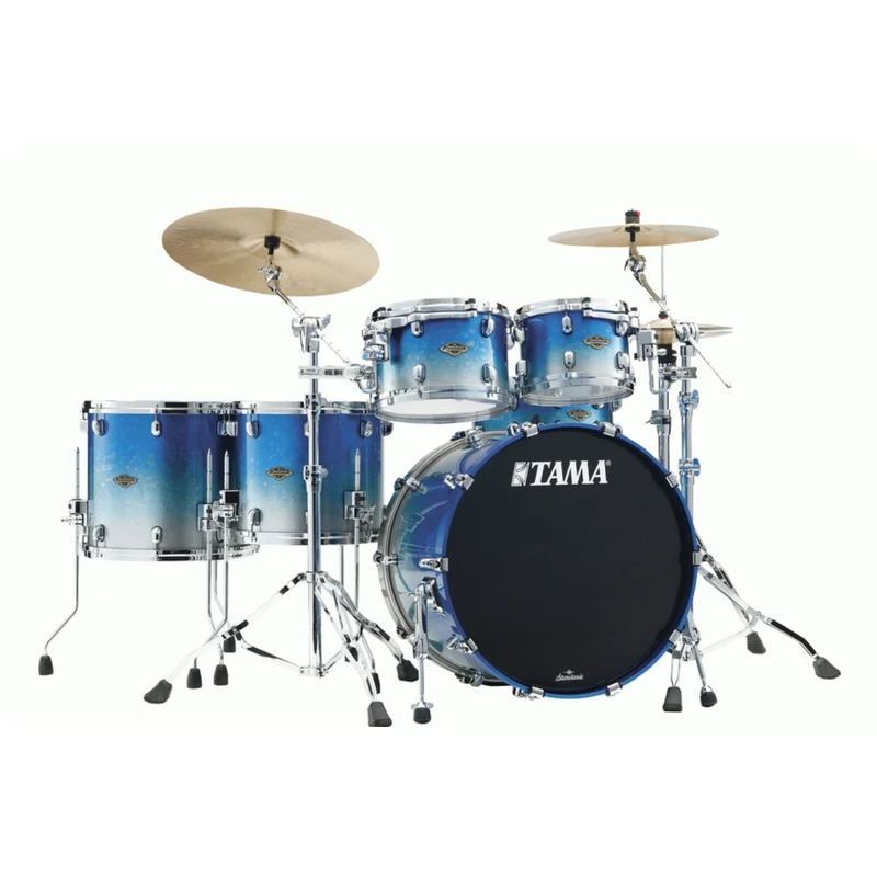 Tama Starclassic Walnut Birch 5-Piece Shell Pack (Molten Blue Ice Fade Laquer)