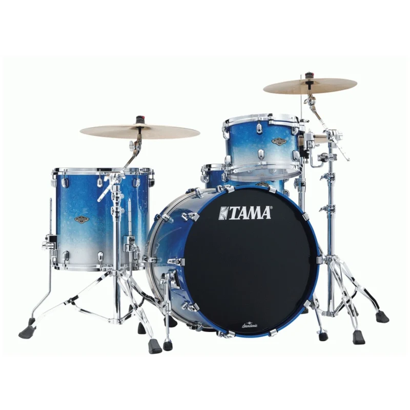 Tama Starclassic Walnut Birch 3-Piece Shell Pack (Molten Blue Ice Fade Laquer)