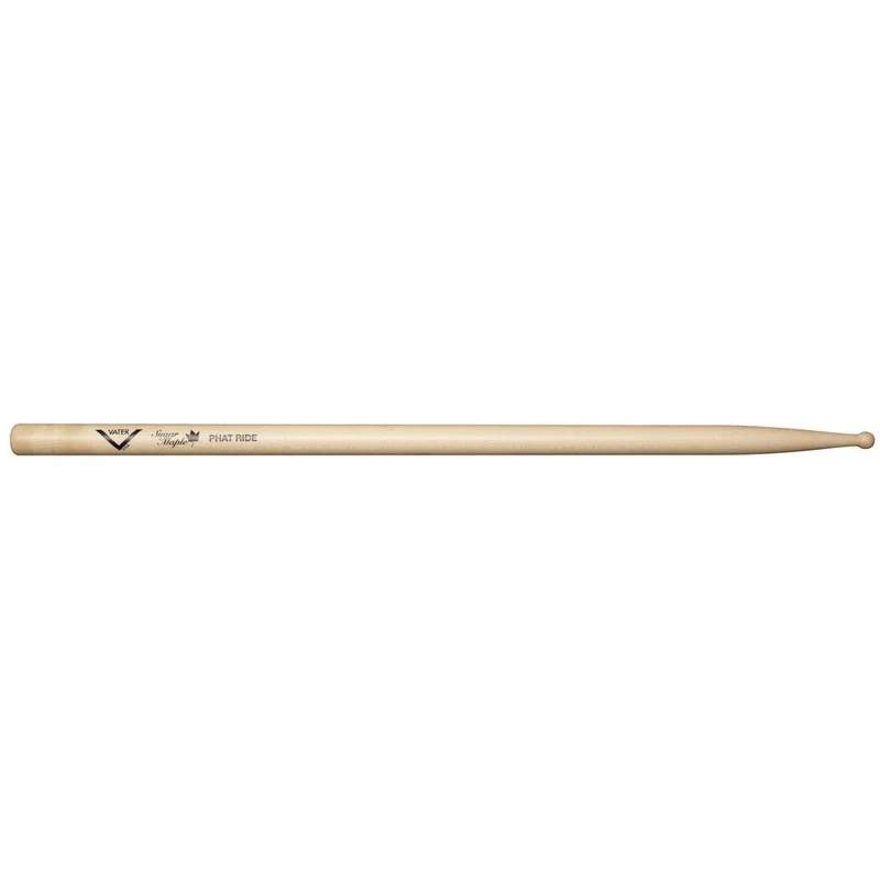 Vater VSMPTRW Sugar Maple Phat Ride Wood Tip Drumsticks (Pair)
