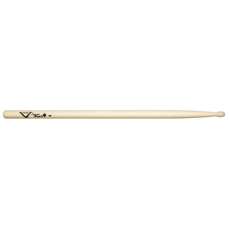 Vater VSM5BN Sugar Maple 5B Nylon Tip Drumsticks (Pair)