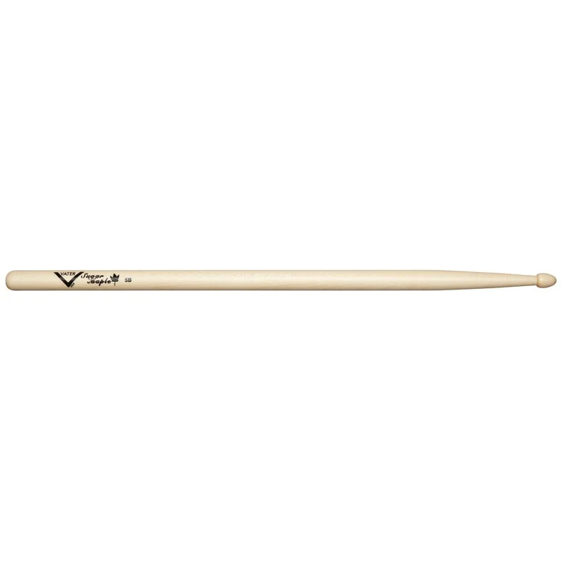 Vater VSM5BW Sugar Maple 5B Wood Tip Drumsticks (Pair)