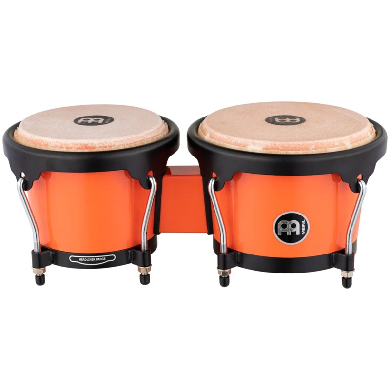 Meinl Journey Series Moulded ABS 6 1/2" & 7 1/2" Bongos (Electric Coral)