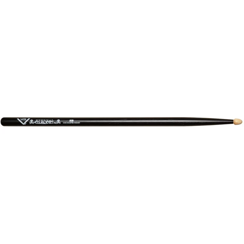 Vater VHEB5BW 5B Wood Tip Drumsticks (Eternal Black) (Pair)